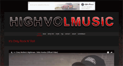 Desktop Screenshot of highvolmusic.com