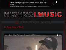 Tablet Screenshot of highvolmusic.com